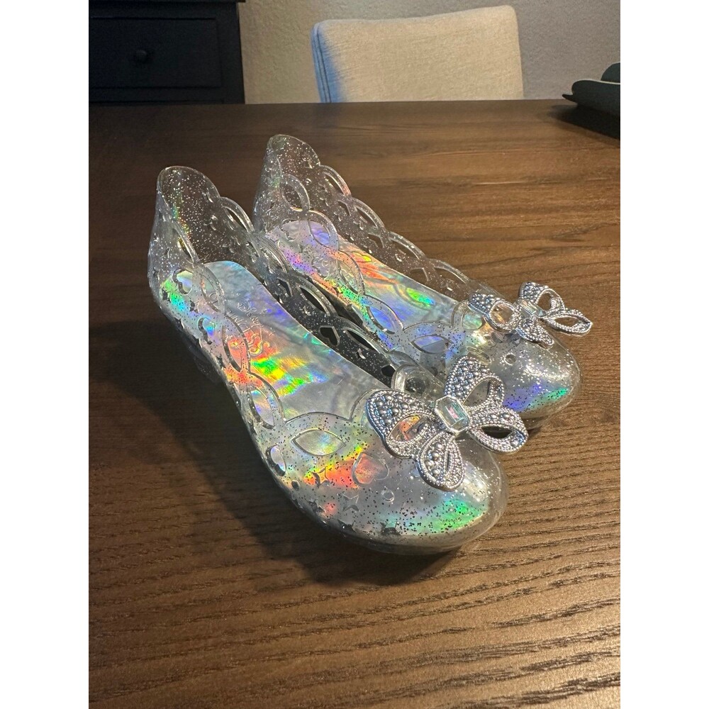 Iridescent Glitter Bow Dress Up Shoes Disney Cruise Line